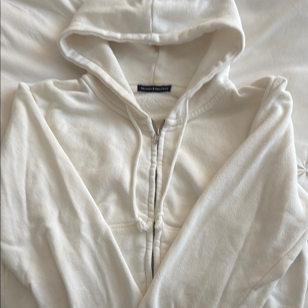 Brandy cropped zip up